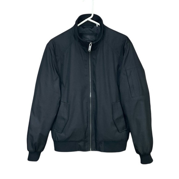 Calvin Klein Black Classic Ripstop Bomber Jacket Men’s S - Picture 4 of 10